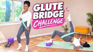 GLUTE BRIDGE CHALLENGE 🍑🔥 Build, Lift & BURN Your Glutes!!