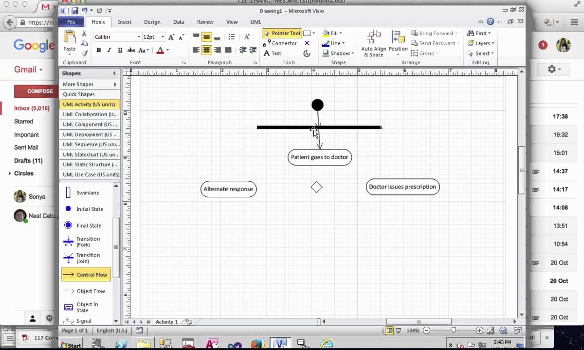 Create Activity Diagram In Microsoft Visio