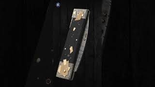 Dellana Custom Knife 2024 Arts in Metal “Black Ice” Lockback