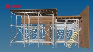 Ringlock Scaffolding Indoor Bracket and Formwork System Installation Video - ADTO Mall
