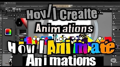 How i animate stickman animations in my laptop ! | Opentoonz !