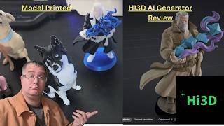 Hi3D (formerly Hitem3D) – AI 3D Model Generator First Impressions & Printed Results