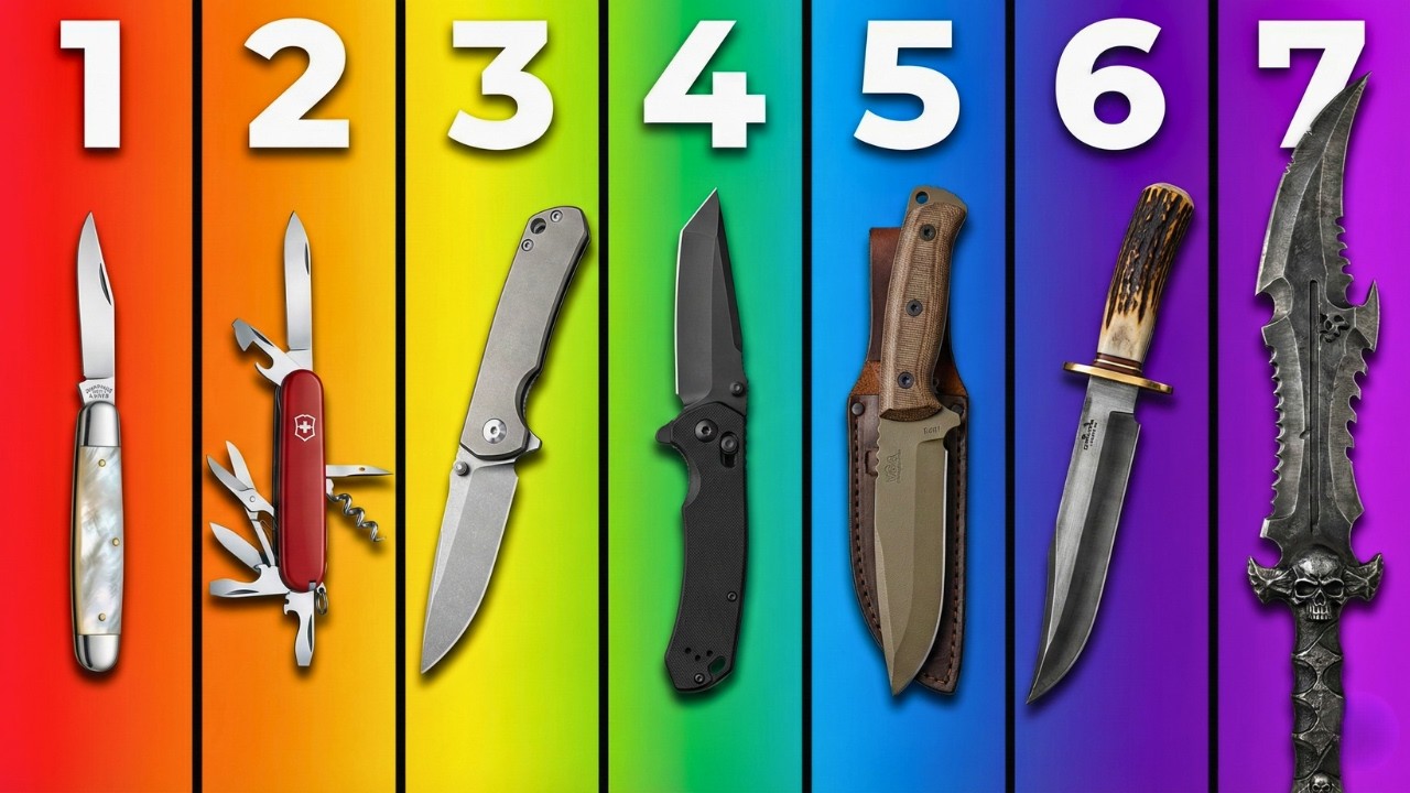 7 уровней любителей ножей