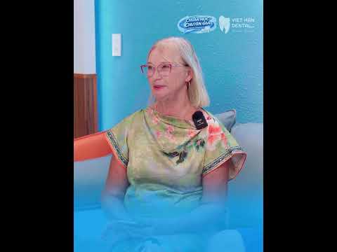 Cô Irina chia sẻ "Tin tưởng bác sĩ của mình 100%" sau khi điều trị tại Nha khoa Việt Hàn Nha Trang