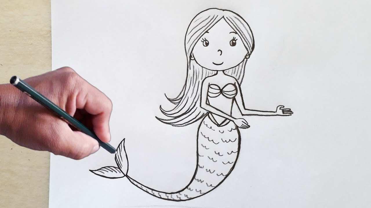 Como Desenhar A Sereia Iara - RETOEDU