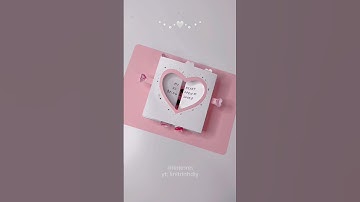 Open Heart - Pop Up Card - Cute Gift Card Idea