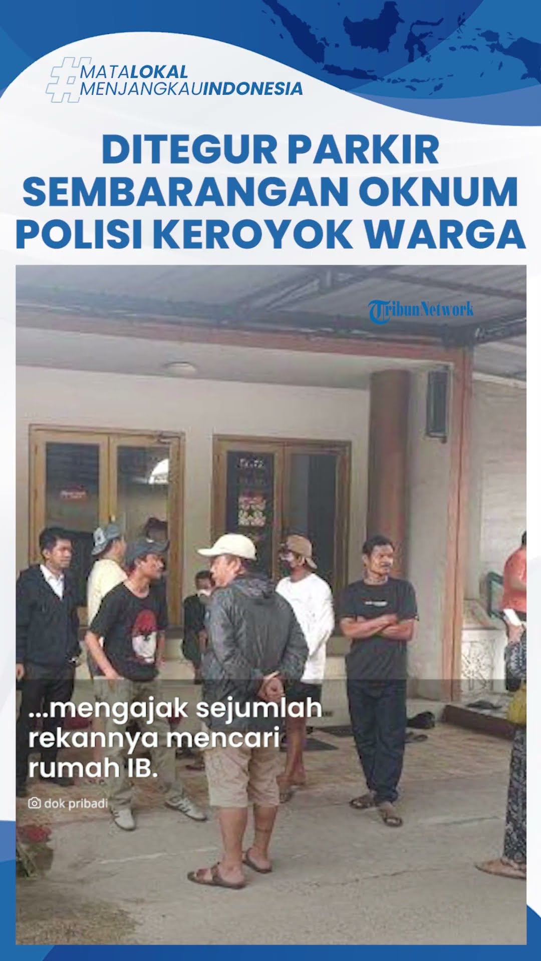 Diduga Tak Terima Ditegur Parkir Sembarangan, Oknum Polisi Sinjai Keroyok dan Tahan Pemuda