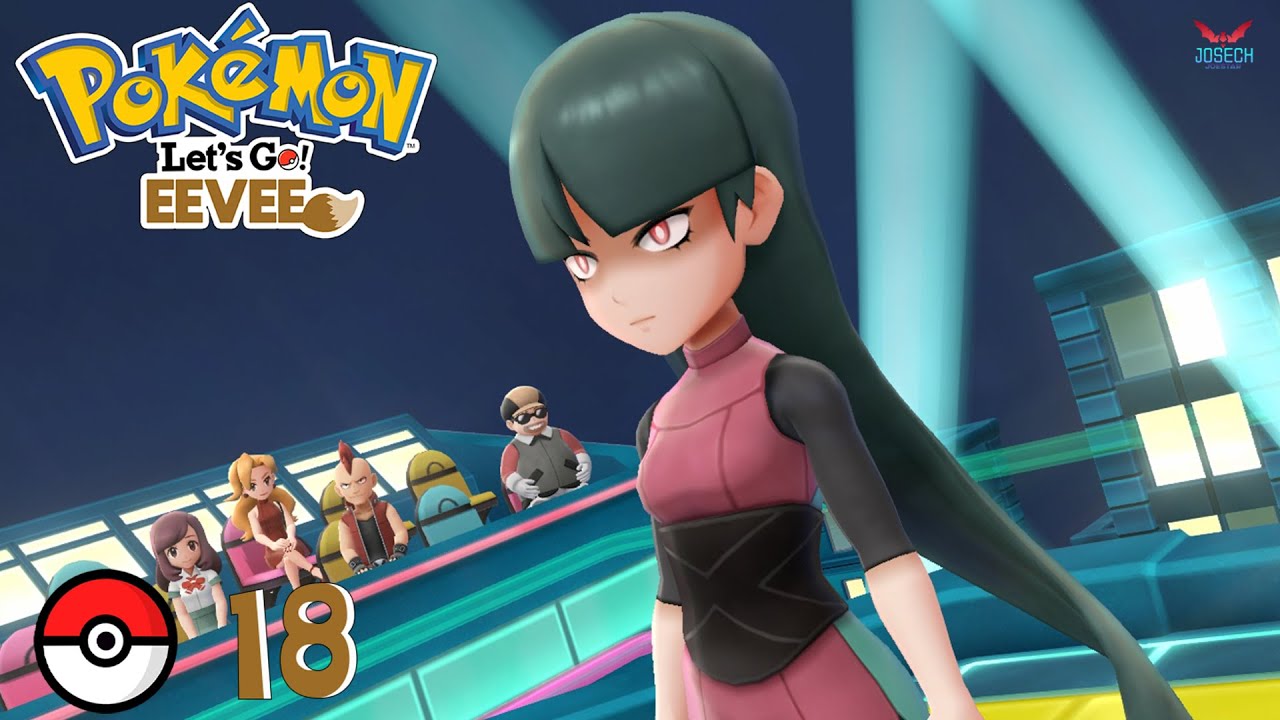 Pokemon Let's Go Eevee Part 18 Sabrina, The Saffron City Gym Leader