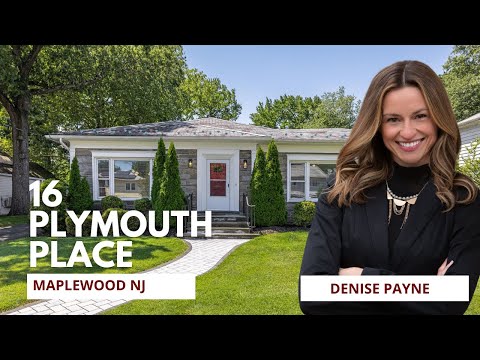 16 Plymouth Place, Maplewood, NJ home video tour
