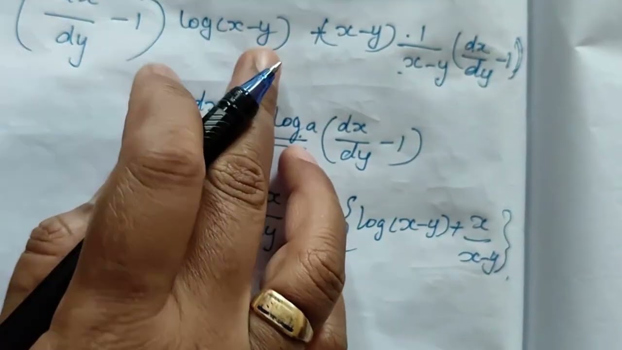 #cbseboard #2014#if (x-y)e^x/x-y=a theny dy/dx+x=2y