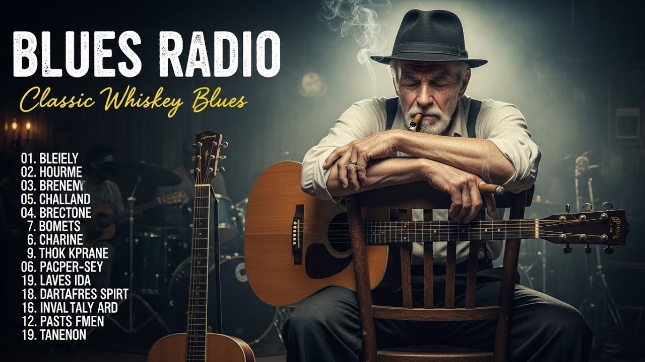 Relaxing Chicago Blues – Smooth Rainy Night Guitar Slow Blues Vol.172