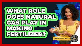 What Role Does Natural Gas Play In Making Fertilizer? - Commodity Wealth Investor