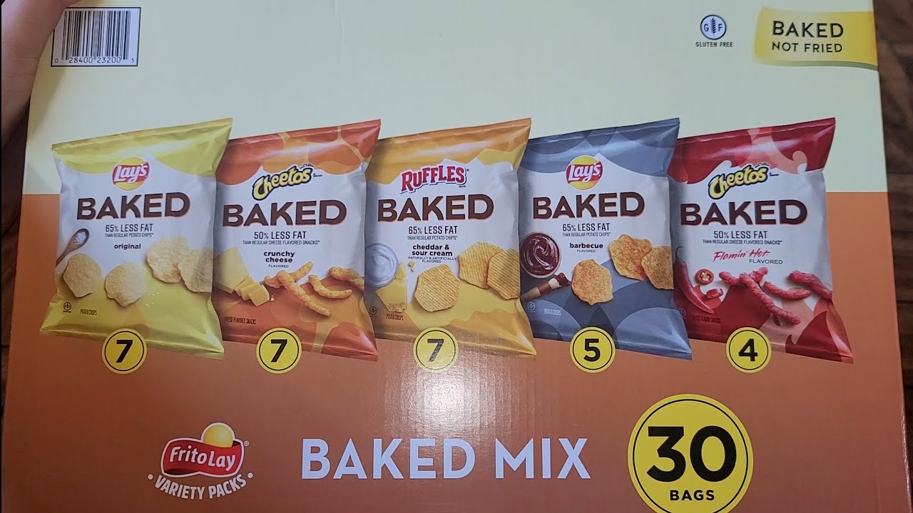 Frito Lay Oven Baked Mix, Variety Pack, 30count Costco, 52 OFF