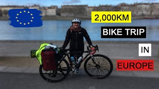 2,000km winter bike trip - Europe