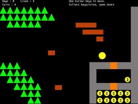 Topdown Scrolling RPG coin keys doors
