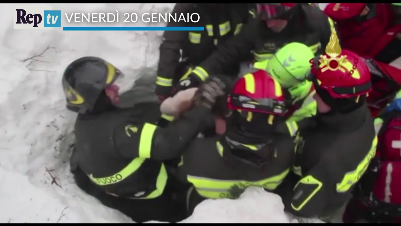 La valanga sull'hotel Rigopiano - Il videoracconto