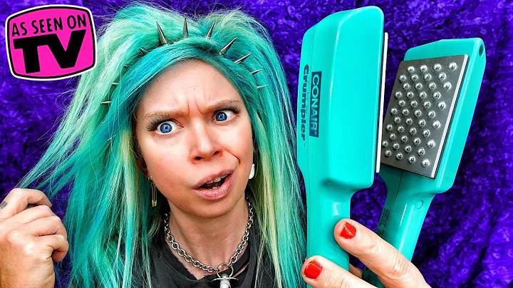 The CRUMPLER! 25 Year Old Vintage Hair Styler Test...