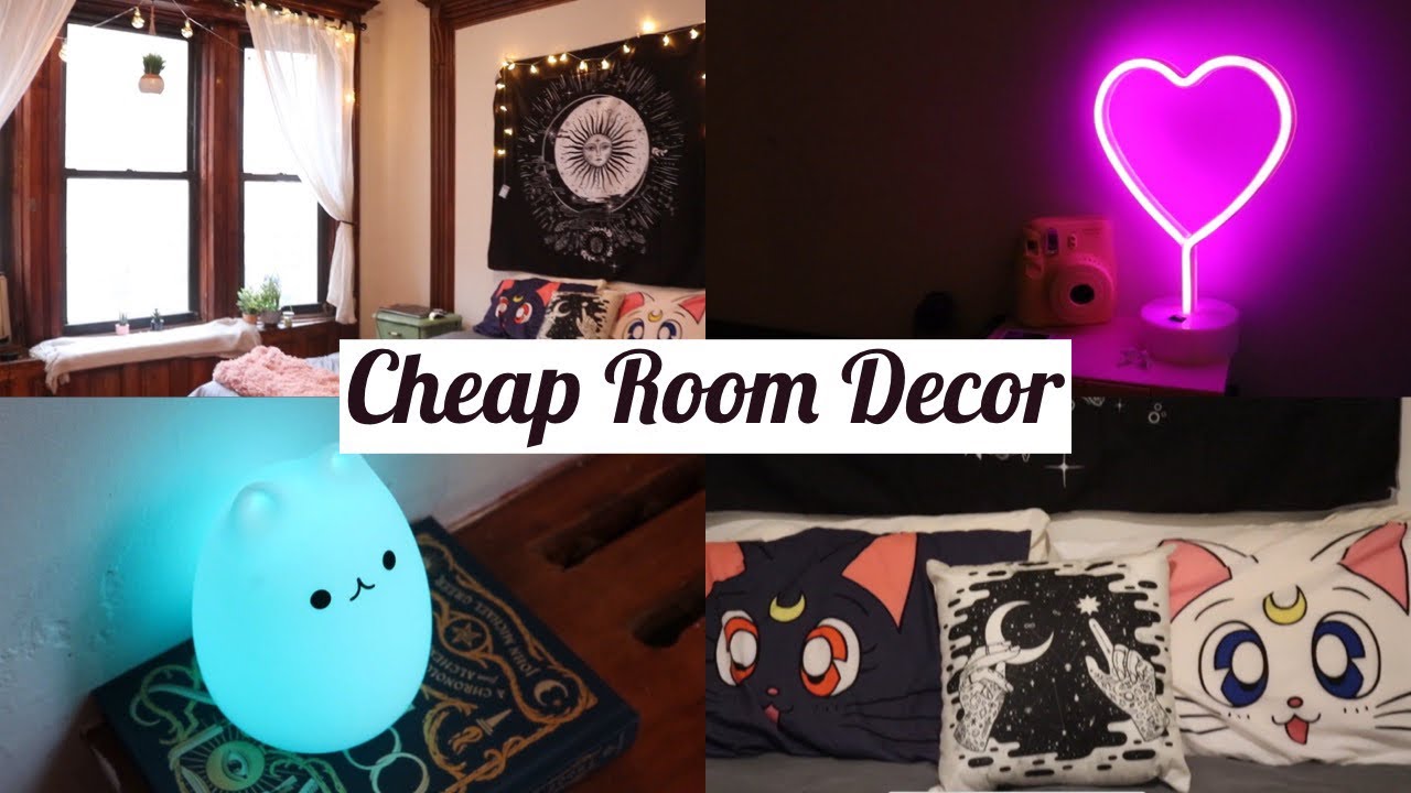 Redecorating My Room for Cheap! | SheIn Home Decor Haul - YouTube