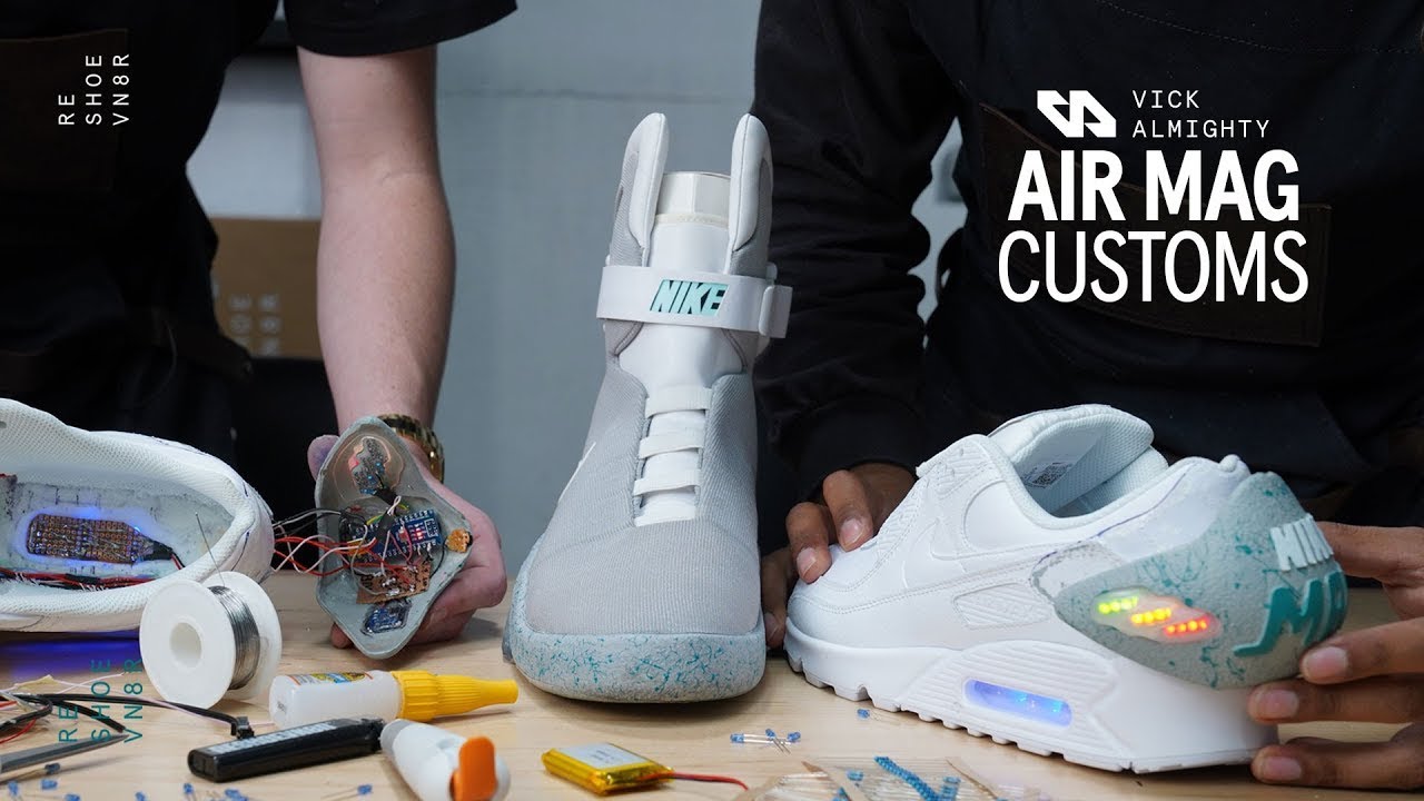 Nike Air Max 90 Air Mag Custom With Vick Almighty 