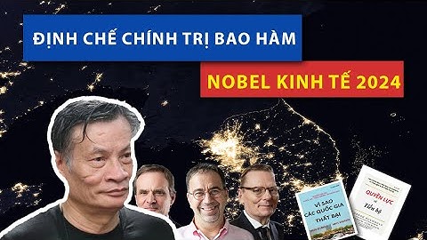 Các định chế chính trị bao hàm và giải #Nobelkinhtế