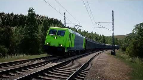 TSW - Main Spessart Bahn - DB BR 185.3 Freight PART 1