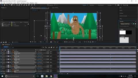 Animation 5 - Animate scale and position in after effects