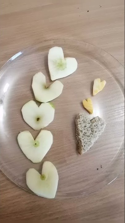 Сердцечки из еды. Сюрприз для любимого. Видео стоп моушн. День святого ...