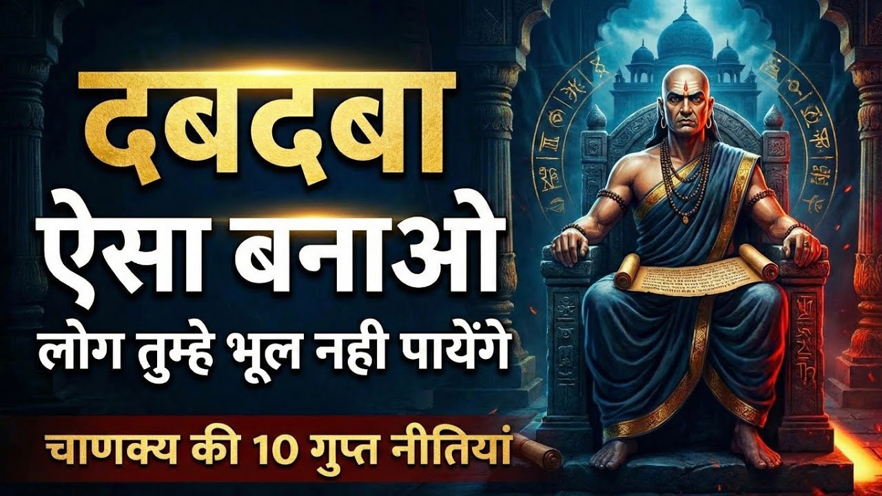 चाणक्य नीति - ऐसा व्यक्तित्व बनाओ की लोग तुम्हे कभी भूल न पाए | Motivation Chanakya niti rules