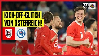 Thumbnail for Blitz-Start direkt vom Anstoß! Slowakei - Österreich | Intertnationales Testspiel | DAZN Highlights