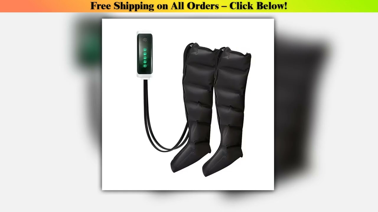 NEW Pressotherapy Air Compression Foot Massager Leg Recovery Boots Lymphatic Drainage Machine