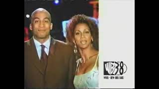 WB 38 WNOL Ident with James Lesure and Holly Robinson Peete 1999-2000 Season (April 28,2000)