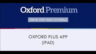 Download and use the Oxford Plus App on an iPad screenshot 2