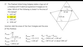 Question 17 Area, Perimeter, Surface Area and Volume