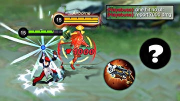 CHOU ONE SHOT TUTORIAL AND BUILD 2022 / WTF HACK DAMAGE CHOU / #mobilelegends