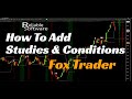 How To Add Studies and conditions - Fox Software