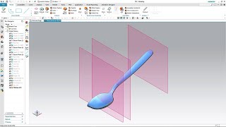 Siemens NX Surface Modelling Tutorial || How to make Spoon in Siemens NX