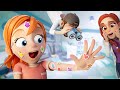 Adley has sticker pox the cartoon  brave doctor visit for 2 shots from dr dad a new 3d animation