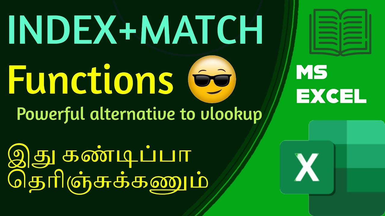 How to Use INDEX and MATCH in Excel | Step-by-Step Tutorial in Tamil ...
