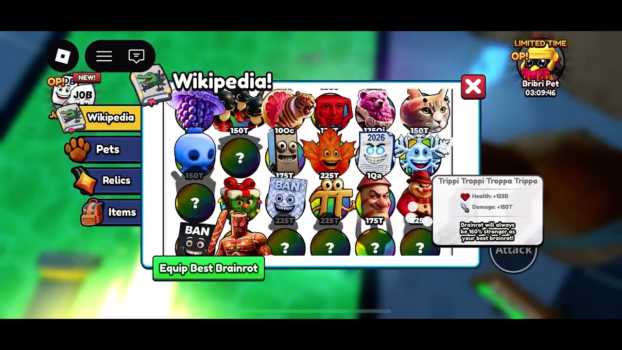 Trading secrets in brainrot evolution