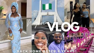 NIGERIA TRAVEL VLOG 🇳🇬:BACK HOME AFTER 6 YEARS! Family time,Nigerian wedding party\& MORE|LUCY BENSON