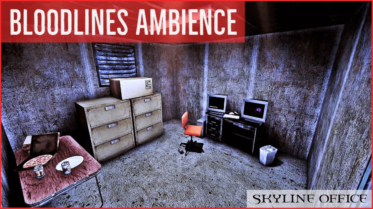 Vampire: The Masquerade - Bloodlines | Music & Ambience | Skyline Apartment  Security Office (ASMR) - YouTube