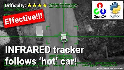 Tracking car from drone using 