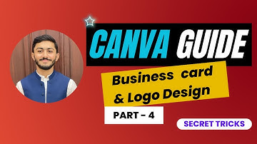 Canva How To Make Best Business Card Visiting Card and Logo Design Secret tips For Beginners
