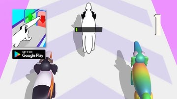 Borzoi Dog Run: Long Nose 3D Gameplay Walkthrough Part 1 - Level 1 ~ 8 (Android)