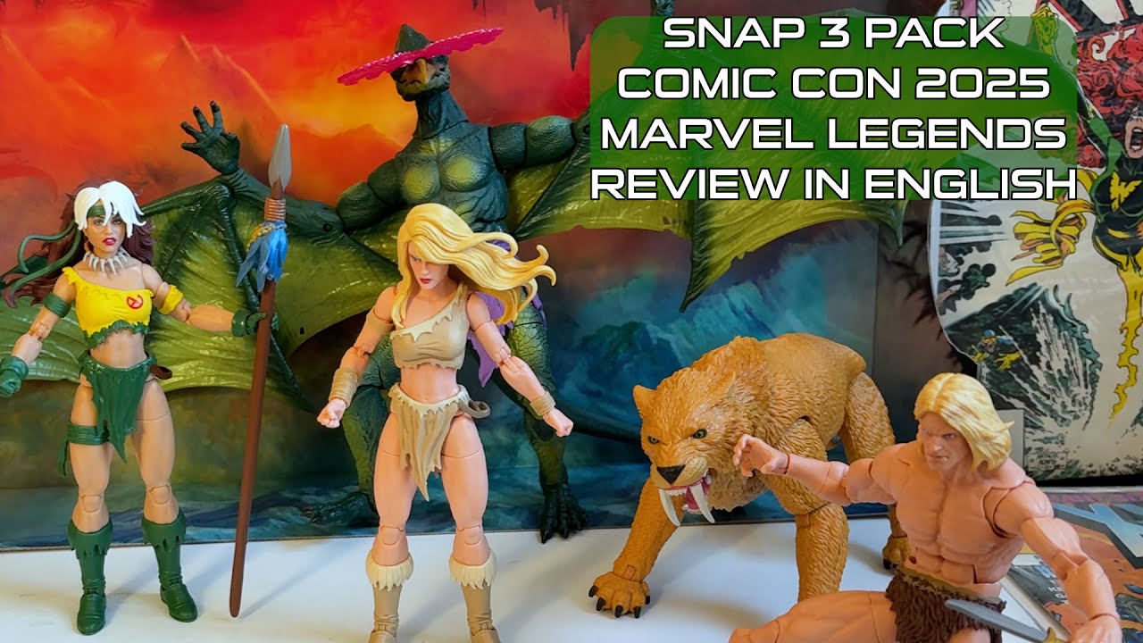SNAP 3 PACK SAVAGE LAND REVIEW MARVEL LEGENDS SAN DIEGO COMIC CON 2025 EXCLUSIVE