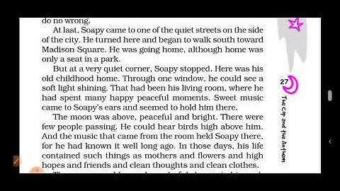 Class 7 ll ENGLISH LITERATURE ll The Cop and The Anthem: Explanation Part 3