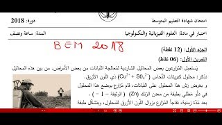 الشاردة و المحلول الشاردي  bem 2018