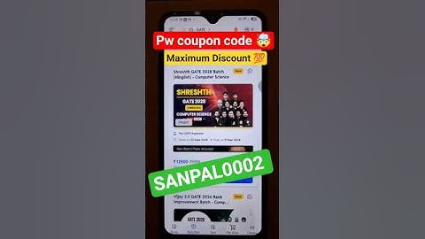 PW Shreshth gate 2028 computer science coupon code maximum Discount 💯#pwcouponcode #pwgatecouponcode