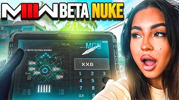 I DROPPED A NUKE IN THE MW3 BETA