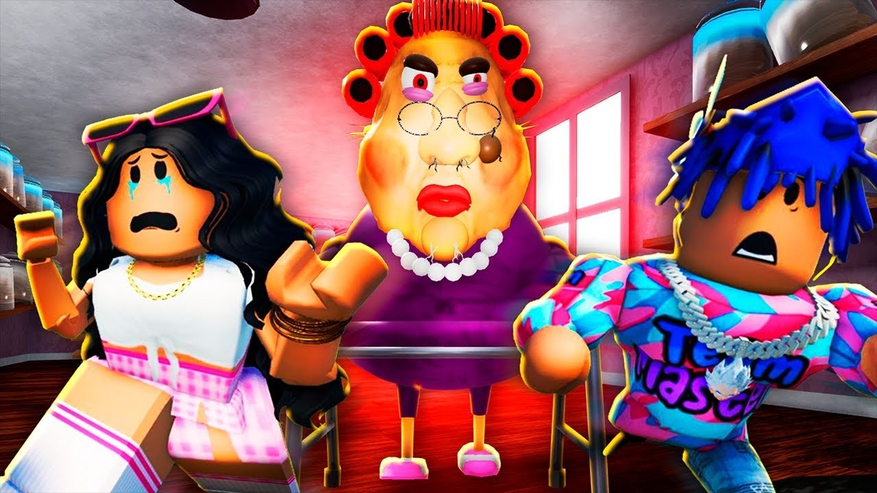 WE ESCAPE GRANDMAS PRISON FOR 24 HOURS..  (Roblox)